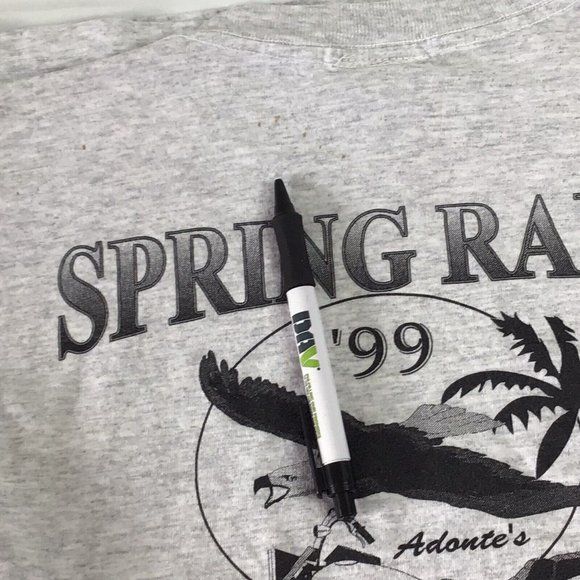 Harley Davidson Tee Shirt 90s Spring Rally Myrtle Beach Double Sided Size Med - Picture 7 of 8